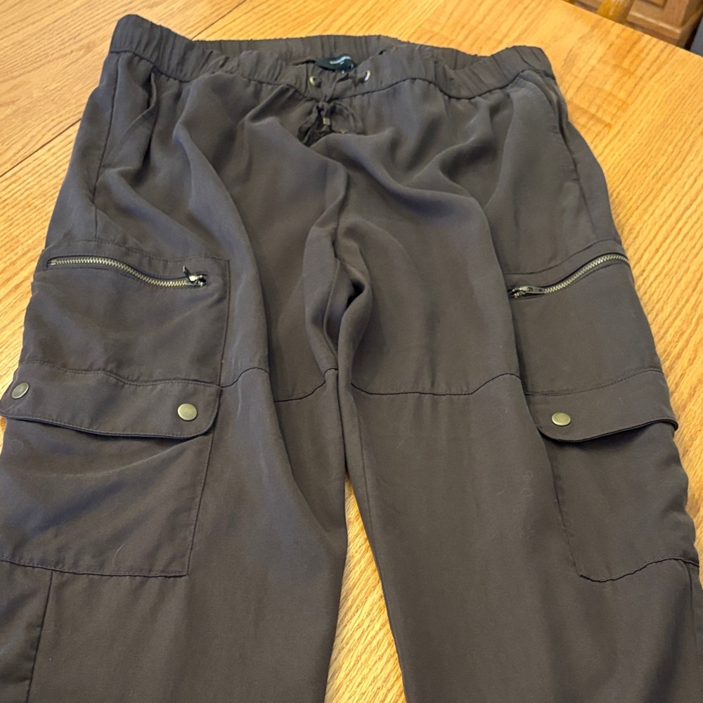 Banana Republic Dark Brown Cargo Jogger Pants NWOT - Picture 4 of 12